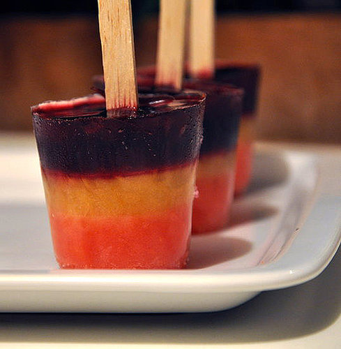 Layered Ice Pops Layered Ice Pops
