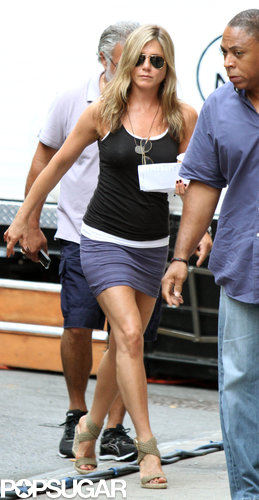 Jennifer Aniston Tries to Beat the Heat in NYC but Only Makes Things Hotter Jennifer Aniston Tries to Beat the Heat in NYC but Only Makes Things Hotter