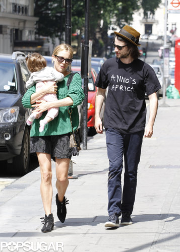 Sienna Walks Off Marlowe's Tears in London Sienna Walks Off Marlowe's Tears in London