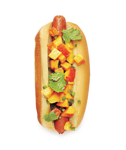 Peach Salsa Dogs Peach Salsa Dogs