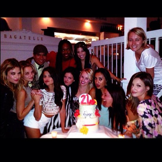 Selena Gomez gathered around her 21st birthday cake with her friends.
Source: Instagram user selenagomez
Selena Gomez gathered around her 21st birthday cake with her friends.
Source: Instagram user selenagomez