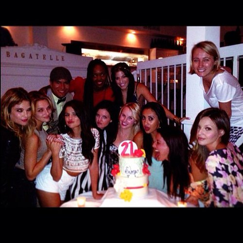 Selena Gomez gathered around her 21st birthday cake with her friends.
Source: Instagram user selenagomez
Selena Gomez gathered around her 21st birthday cake with her friends.
Source: Instagram user selenagomez