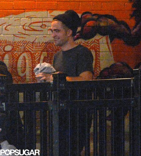 Robert Pattinson had a night out in Toronto.
Robert Pattinson had a night out in Toronto.