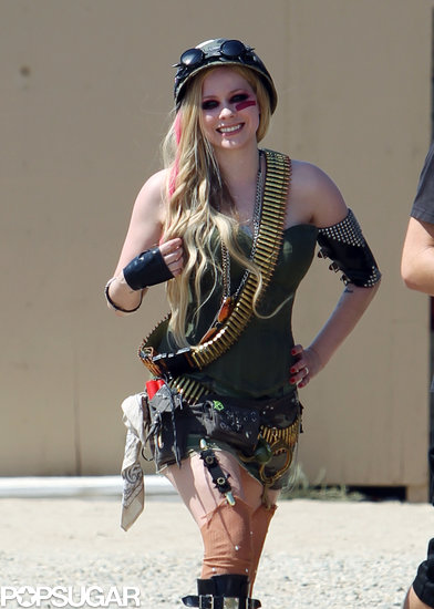 Avril Lavigne shot her video for "Rock N Roll" in LA.
Avril Lavigne shot her video for "Rock N Roll" in LA.