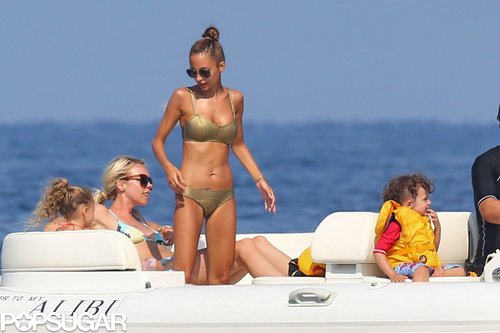 Nicole Richie hung out with friends and family.
Nicole Richie hung out with friends and family.