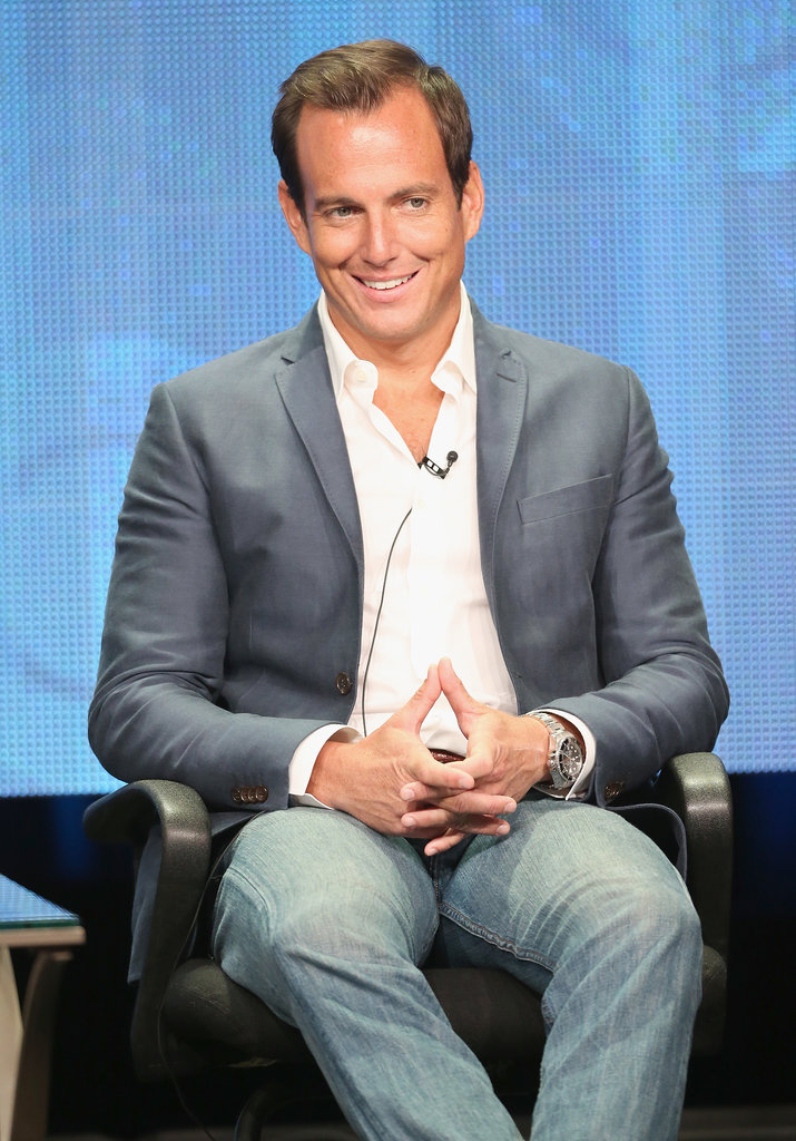 Will Arnett smiled while on stage.
Will Arnett smiled while on stage.