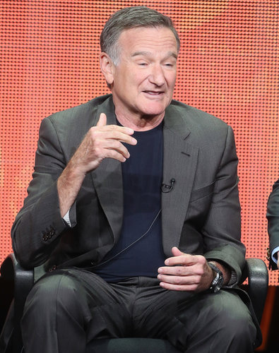 Robin Williams spoke on stage at the Summer TCA Press Tour.
Robin Williams spoke on stage at the Summer TCA Press Tour.