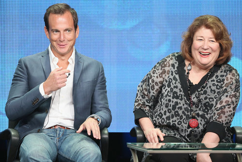 Will Arnett and Margo Martindale participated in a panel for The Millers.
Will Arnett and Margo Martindale participated in a panel for The Millers.