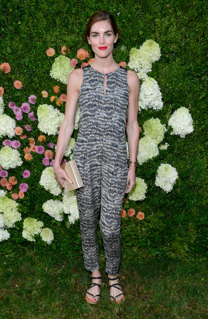 Hilary Rhoda stepped out in a wild jumpsuit for the East Hampton Baby Buggy dinner.
Hilary Rhoda stepped out in a wild jumpsuit for the East Hampton Baby Buggy dinner.