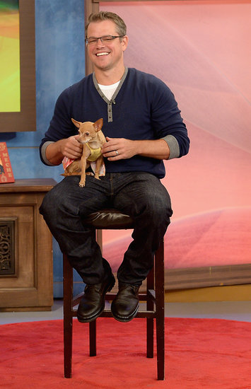 Matt Damon appeared on Despierta America to promote his new film in July 2013.
Matt Damon appeared on Despierta America to promote his new film in July 2013.