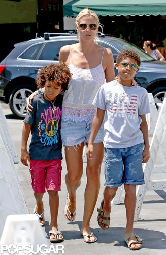 Heidi Klum was out in LA with her sons, Henry and Johan, on Saturday.
Heidi Klum was out in LA with her sons, Henry and Johan, on Saturday.