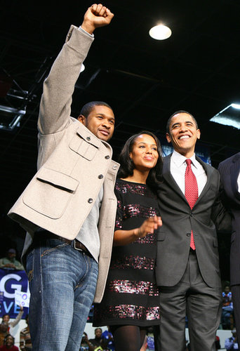 Kerry Washington stood with President Obama and Usher during a rally in South Carolina in January 2008.
Kerry Washington stood with President Obama and Usher during a rally in South Carolina in January 2008.