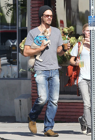 Chad Michael Murray took his small pup out for a walk in Studio City, CA, in August 2013.
Chad Michael Murray took his small pup out for a walk in Studio City, CA, in August 2013.