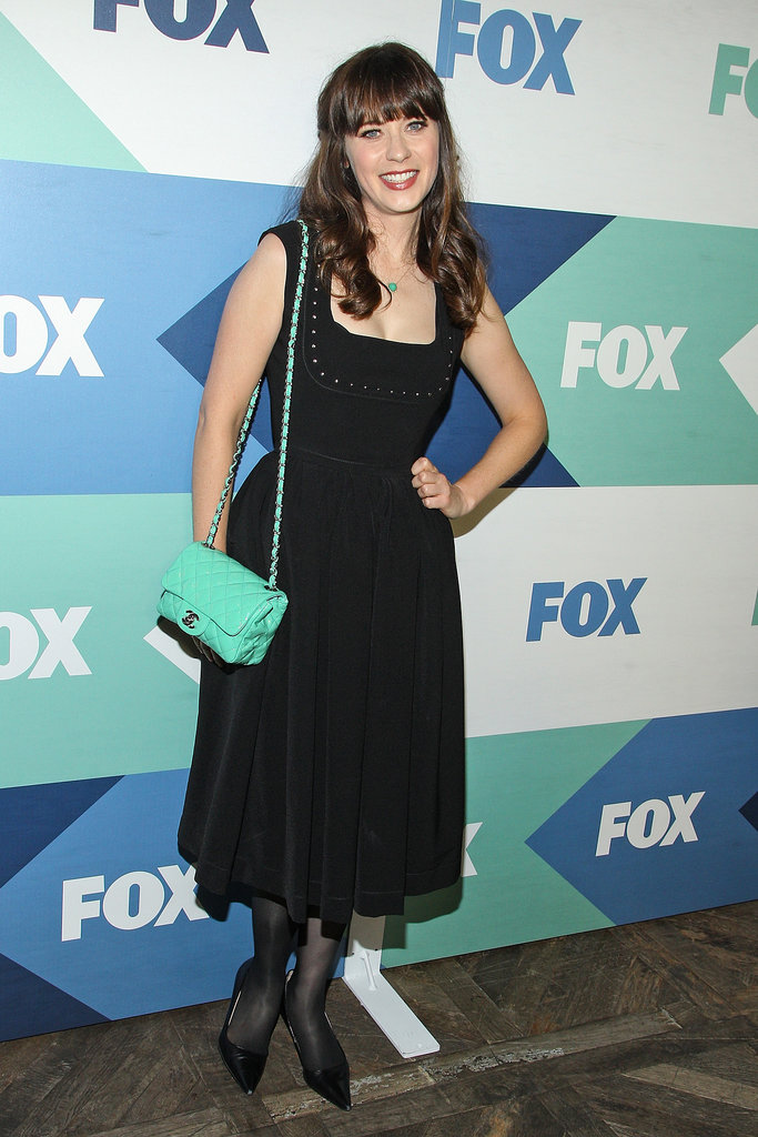 Zooey Deschanel attended a soiree hosted by Fox at the Summer TCA Press Tour in LA.
Zooey Deschanel attended a soiree hosted by Fox at the Summer TCA Press Tour in LA.
