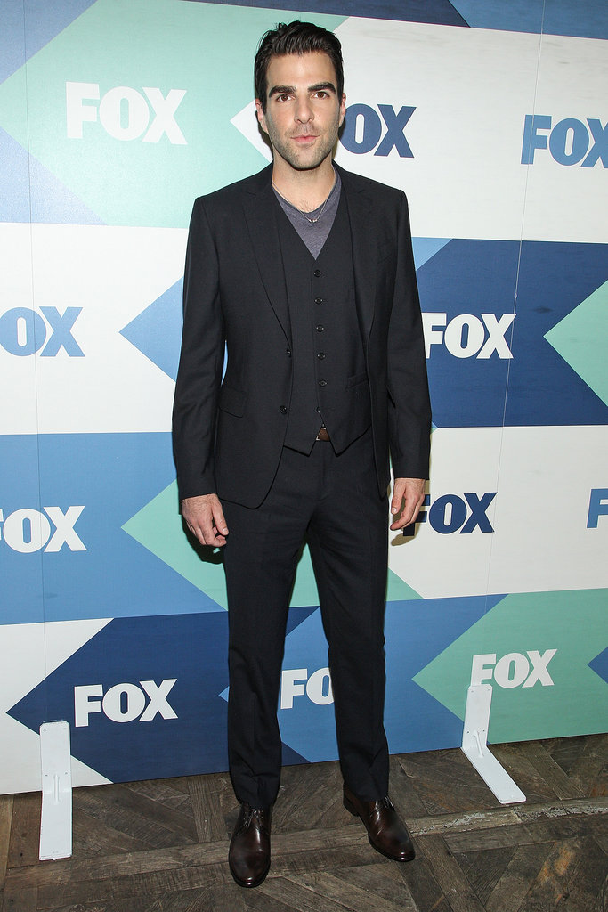 Zachary Quinto was one of many stars at the Fox All-Star Party in LA.
Zachary Quinto was one of many stars at the Fox All-Star Party in LA.