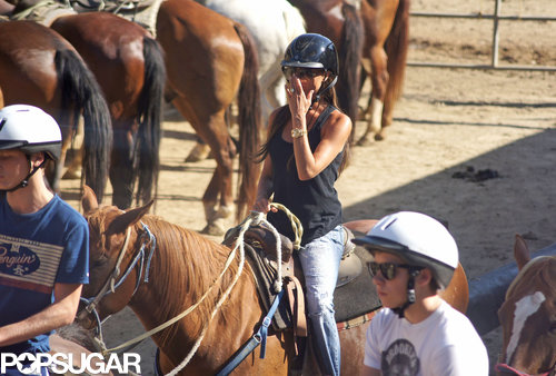 Victoria Beckham Is on a Horse! Victoria Beckham Is on a Horse!