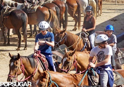 Victoria Beckham Is on a Horse! Victoria Beckham Is on a Horse!
