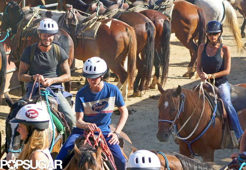 Victoria Beckham Is on a Horse! Victoria Beckham Is on a Horse!