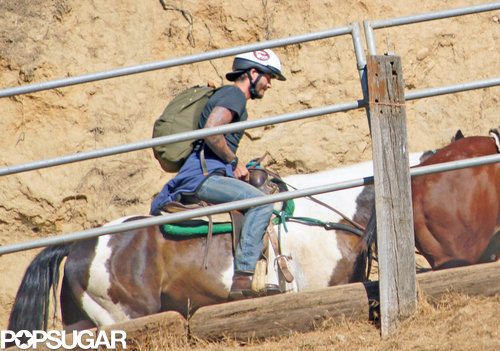 Victoria Beckham Is on a Horse! Victoria Beckham Is on a Horse!