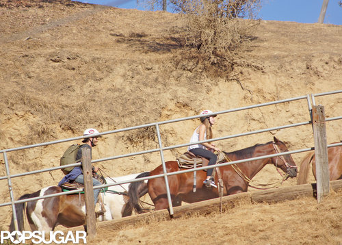 Victoria Beckham Is on a Horse! Victoria Beckham Is on a Horse!