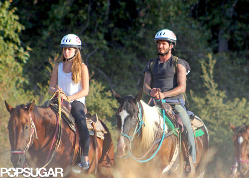 Victoria Beckham Is on a Horse! Victoria Beckham Is on a Horse!