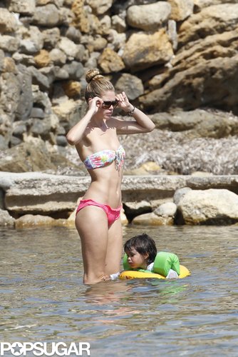 Doutzen Kroes enjoyed a day at the beach with her son, Phyllon James, in Spain.
Doutzen Kroes enjoyed a day at the beach with her son, Phyllon James, in Spain.