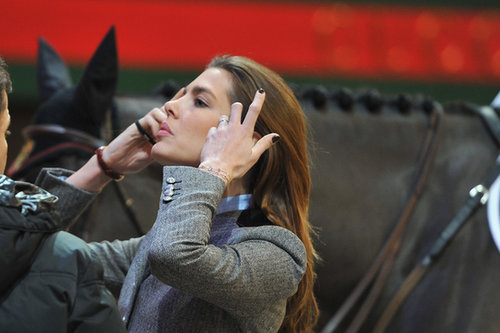 Charlotte attended the Gucci Paris Masters riding event in 2012.
Charlotte attended the Gucci Paris Masters riding event in 2012.