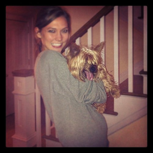 Karlie Kloss and her terrier, Joe, make one adorable pair.
Source: Instagram user karliekloss
Karlie Kloss and her terrier, Joe, make one adorable pair.
Source: Instagram user karliekloss
