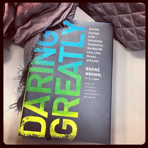 Fashserendipity notes, "Excited to read Daring Greatly by Dr. Brene Brown (on loan from my amaze sis)."
Fashserendipity notes, "Excited to read Daring Greatly by Dr. Brene Brown (on loan from my amaze sis)."