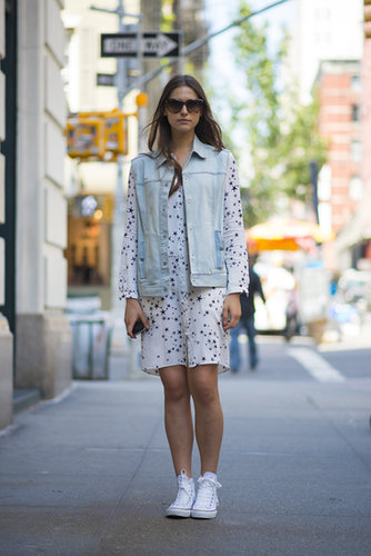 You don't have to try too hard to toughen up your little dresses — take note and just add a denim vest.
Source: Le 21ème | Adam Katz Sinding
You don't have to try too hard to toughen up your little dresses — take note and just add a denim vest.
Source: Le 21ème | Adam Katz Sinding