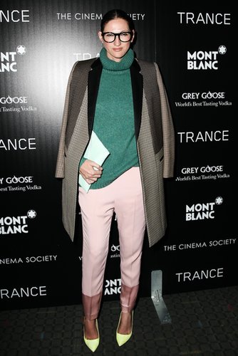 The old-school turtleneck feels chic, not musty, with a jacket thrown nonchalantly over the shoulders.
The old-school turtleneck feels chic, not musty, with a jacket thrown nonchalantly over the shoulders.