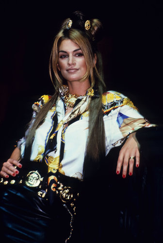 Cindy Crawford presided over Versace's Rock N' Rule amfAR benefit in 1992.
Cindy Crawford presided over Versace's Rock N' Rule amfAR benefit in 1992.