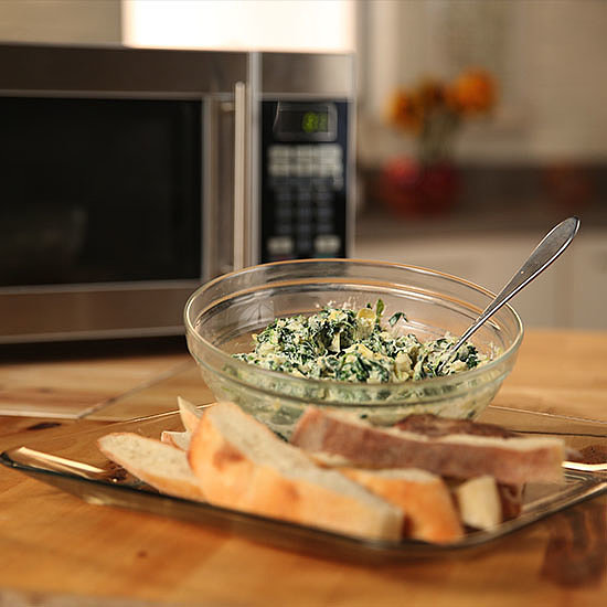 The Easiest Microwave Spinach Artichoke Dip We've Ever Made The Easiest Microwave Spinach Artichoke Dip We've Ever Made
