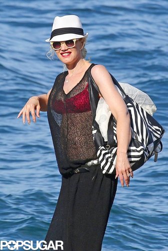 Gwen Stefani Stays Glam as Gavin Rossdale Goes Shirtless Gwen Stefani Stays Glam as Gavin Rossdale Goes Shirtless