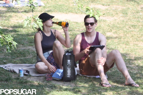 Jennifer Lawrence sipped a Champagne while sitting next to Nicholas Hoult.
Jennifer Lawrence sipped a Champagne while sitting next to Nicholas Hoult.