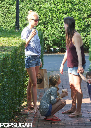 Gwyneth Paltrow and her daughter, Apple, rode their red Vespa to Jacks Coffee in Amagansett during their family vacation to the Hamptons in August.
Gwyneth Paltrow and her daughter, Apple, rode their red Vespa to Jacks Coffee in Amagansett during their family vacation to the Hamptons in August.
