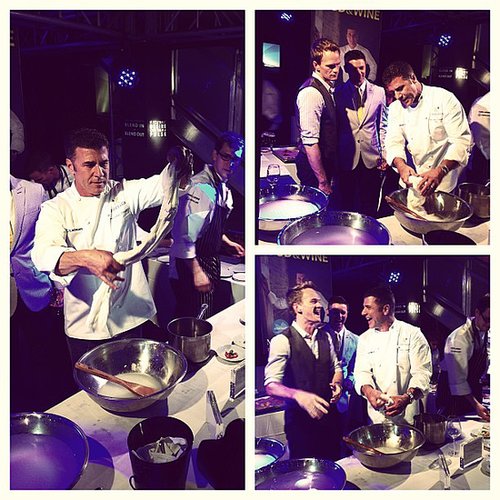 Michael Chiarello, David Burtka, and Neil Patrick Harris shared laughs as they made mozzarella together.
Source: Instagram user lafoodwine
Michael Chiarello, David Burtka, and Neil Patrick Harris shared laughs as they made mozzarella together.
Source: Instagram user lafoodwine