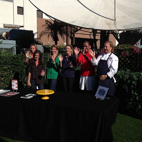 Chef Masaharu Morimoto posted a snap of himself with chef Neal Fraser and the cast of Eat Drink Love prepping for an interview for the food festival.
Source: Instagram user chef_morimoto
Chef Masaharu Morimoto posted a snap of himself with chef Neal Fraser and the cast of Eat Drink Love prepping for an interview for the food festival.
Source: Instagram user chef_morimoto