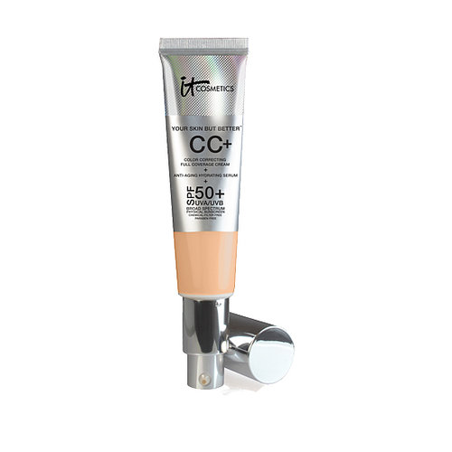 While most CC creams have just enough sunscreen, the It Cosmetics CC+ ($35) has SPF 50 for serious protection.
While most CC creams have just enough sunscreen, the It Cosmetics CC+ ($35) has SPF 50 for serious protection.