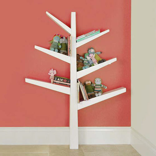 This cheerful Babyletto spruce tree bookcase ($199) adds a bit of whimsy to any tot's room. Holding 12 to 15 books per branch, this bookshelf is seriously functional. Crafted from poplar hardwood and finished with low-VOC lacquers, the bookshelf attaches securely to any wall in your child's room.
This cheerful Babyletto spruce tree bookcase ($199) adds a bit of whimsy to any tot's room. Holding 12 to 15 books per branch, this bookshelf is seriously functional. Crafted from poplar hardwood and finished with low-VOC lacquers, the bookshelf attaches securely to any wall in your child's room.