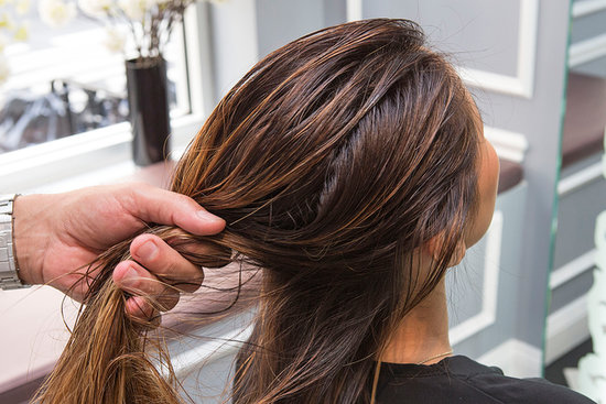 Start off with damp or towel-dried hair and apply a styling gel like Aveda Brilliant Retexturing Gel ($6-$18) for hold and shine.
Start off with damp or towel-dried hair and apply a styling gel like Aveda Brilliant Retexturing Gel ($6-$18) for hold and shine.