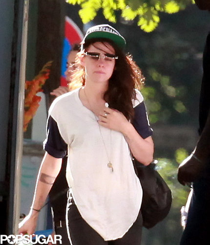Kristen Stewart Sports Flip-Up Specs in Berlin Kristen Stewart Sports Flip-Up Specs in Berlin