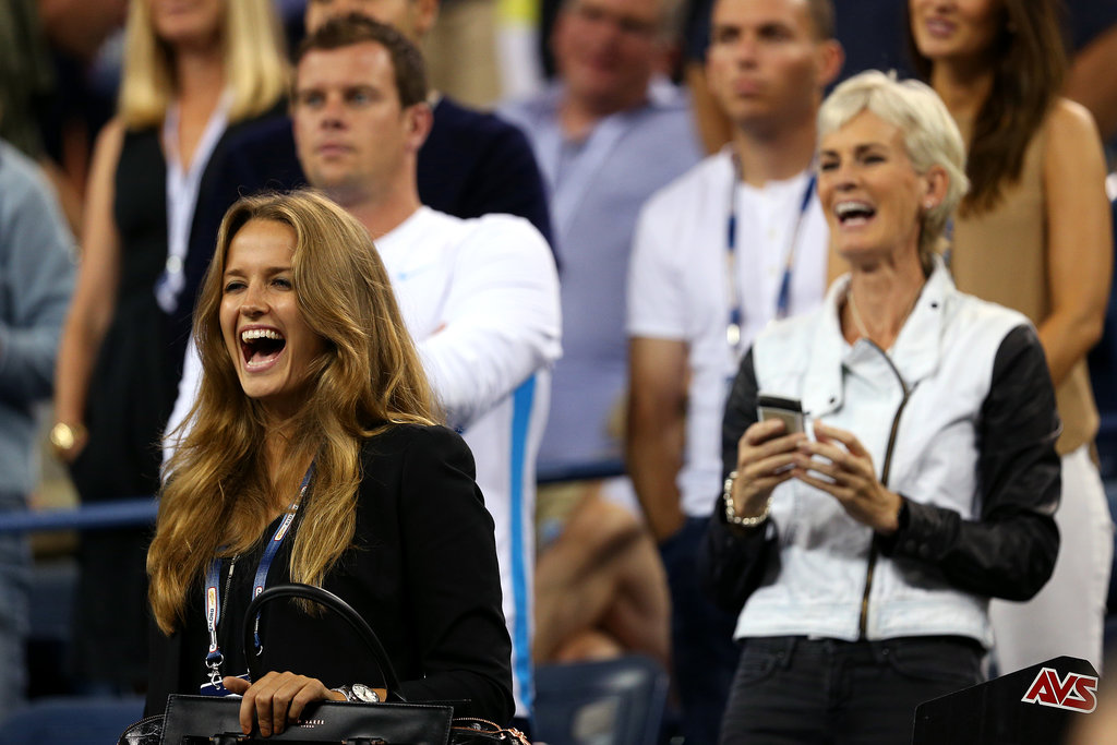 Andy Murray, of Great Britain, had his biggest fans in the stands — his girlfriend, Kim Sears, and his mom, Judy Murray.
Andy Murray, of Great Britain, had his biggest fans in the stands — his girlfriend, Kim Sears, and his mom, Judy Murray.