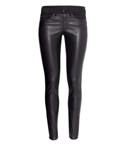 Love the look of sleek leather skinnies but can't stomach the price? Do this H&M version ($30).
Love the look of sleek leather skinnies but can't stomach the price? Do this H&M version ($30).