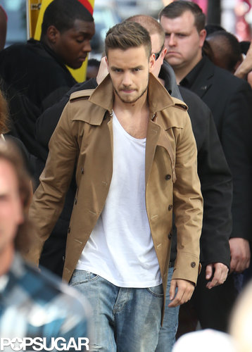 Liam Payne spent his birthday shooting a music video in London.
Liam Payne spent his birthday shooting a music video in London.