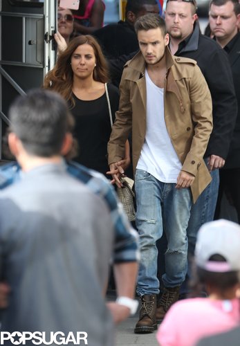 Liam Payne celebrated his birthday with his girlfriend and bandmates in London.
Liam Payne celebrated his birthday with his girlfriend and bandmates in London.