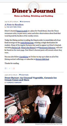 New York Times Food Blog Is No More New York Times Food Blog Is No More