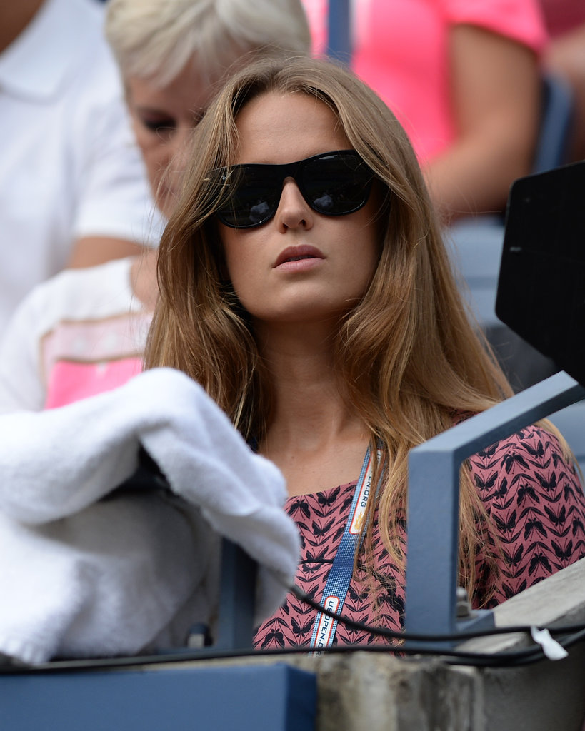 Kim Sears watched Andy Murray play at the US Open.
Kim Sears watched Andy Murray play at the US Open.