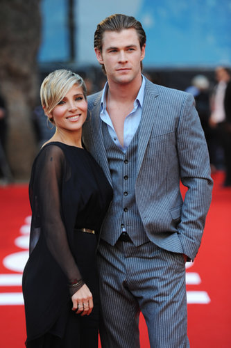 Chris Hemsworth attended the Rush premiere in London with Elsa Pataky.
Chris Hemsworth attended the Rush premiere in London with Elsa Pataky.
