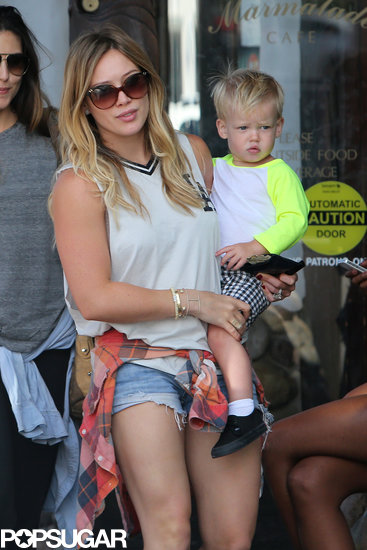 Hilary Duff had an LA shopping day with little Luca.
Hilary Duff had an LA shopping day with little Luca.